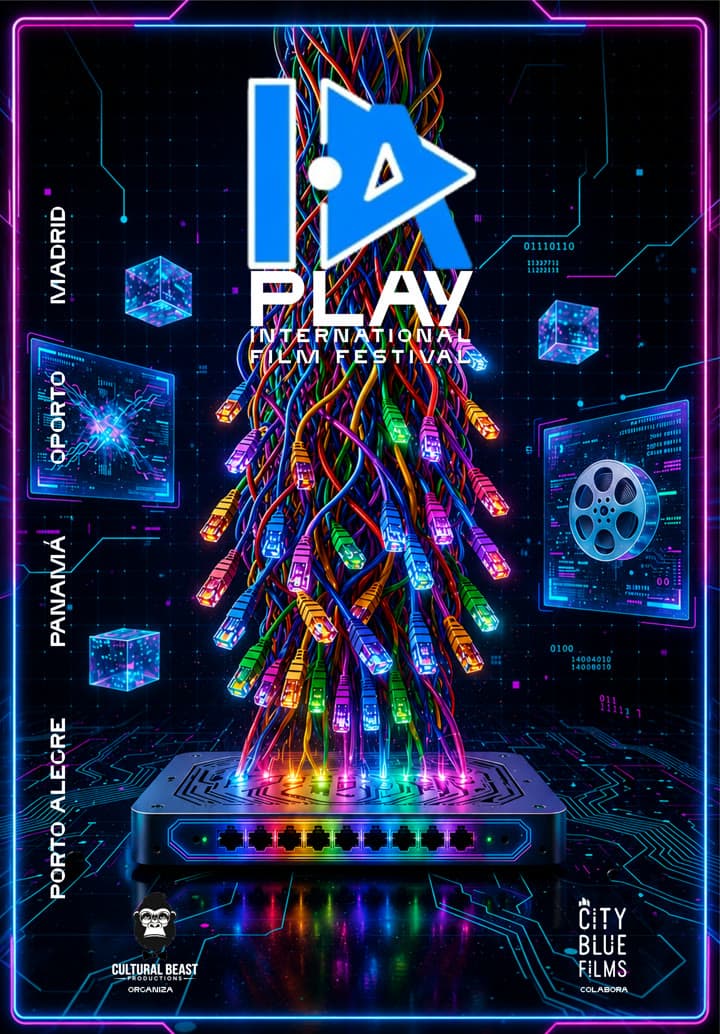 Cartel oficial de IA Play International Film Festival